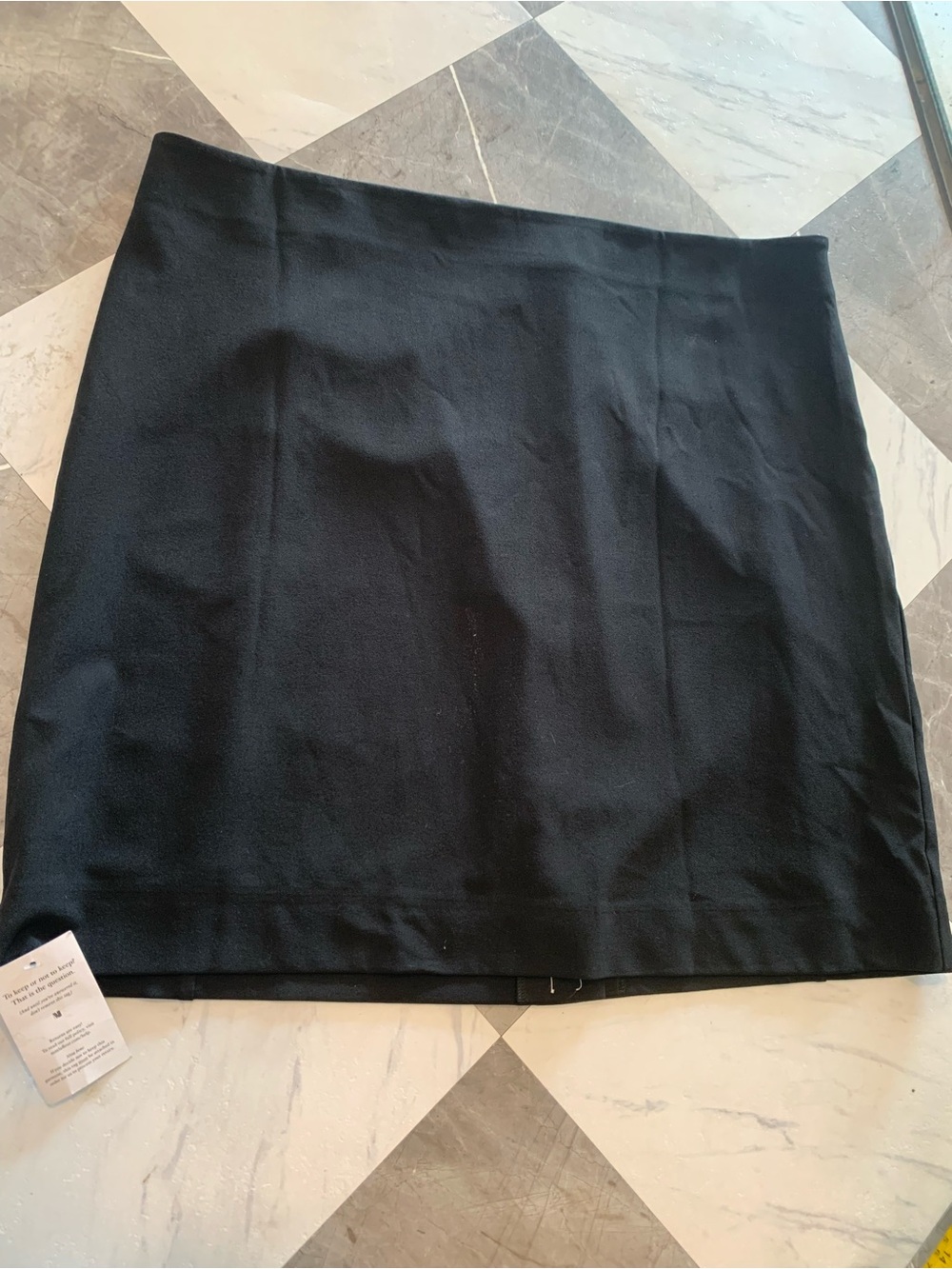 MM Lafleur Black Mini Skirt - Clean A-Line Silhouette